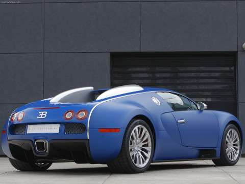 Bugatti Veyron Bleu Centenaire фото