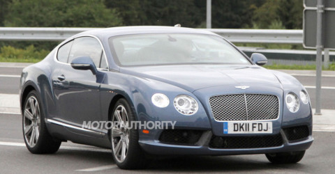 Bentley Continental GT Speed засекли во время тестов