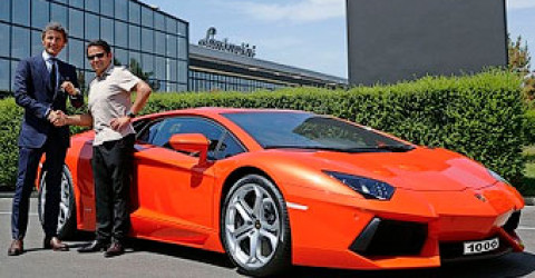 Lamborghini выпустила тысячный экземпляр Aventador