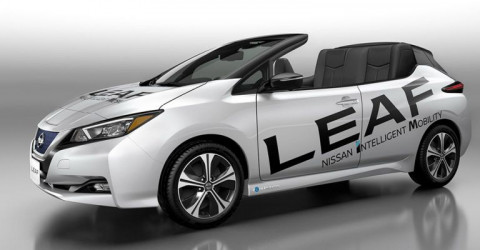 Nissan Leaf Open Car: электрокар лишился крыши