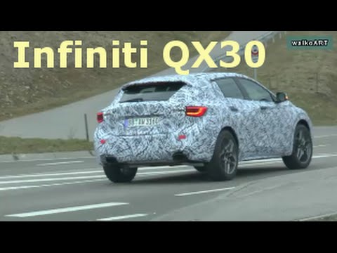 Шпионское видео Infiniti QX30 