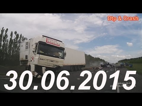 Видео аварии дтп происшествия 30 июня 2015