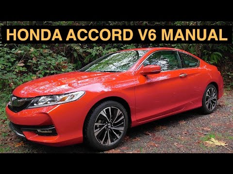 2016 Honda Accord V6 Manual 2DR EX-L - Review & Test Drive