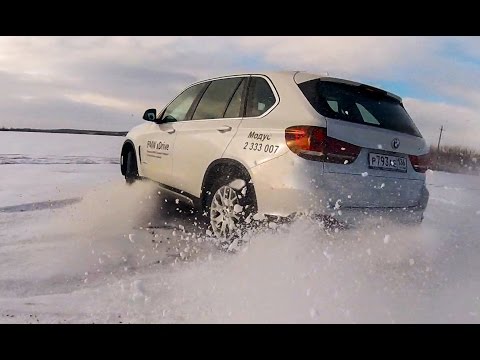 BMW X5 F15 2015 по снегу и льду тест-драйв
