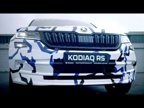 New 2019 Skoda Kodiaq RS At Nurburgring
