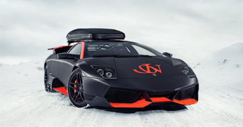 Лыжник Йон Олссон получил Lamborghini Murcielago с багажником на крыше