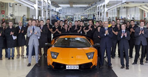 Lamborghini завершила производство модели Murcielago