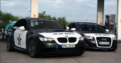 На Нюрбургринге “засекли” полицейские BMW M3 Coupe и Audi S3