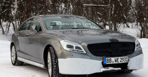 Фотошпионы изучили «внутренность» нового Mercedes-Benz CLS-класса
