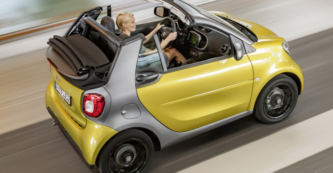 Кабриолет Smart Fortwo получил рублевые цены