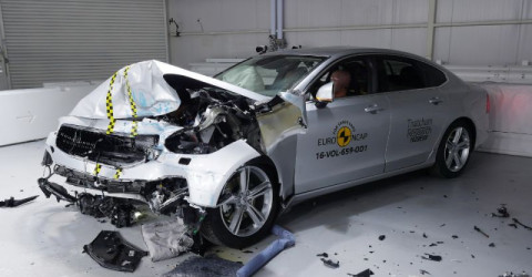 Volvo S90 и Volvo V90 заработали наивысший балл Euro NCAP