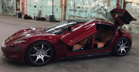 В Сеть попал живой снимок электромобиля возрожденной Fisker  