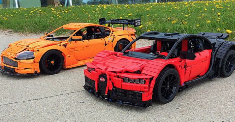 Появился интересный тизер Lego Technic Chiron от Bugatti