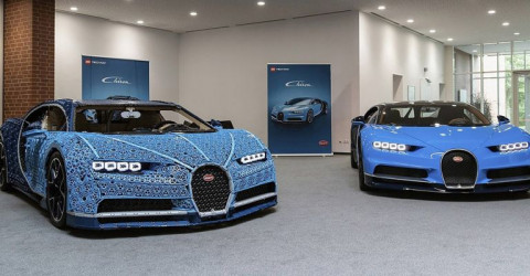 Bugatti Chiron: полноразмерная копия от Lego