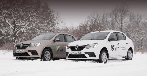 Renault представил битопливную версию седана Logan CNG в России
