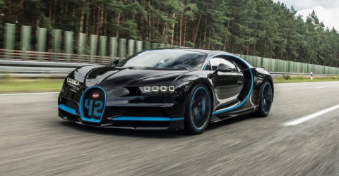 Bugatti Chiron разогнался до 417 км/ч на автобане