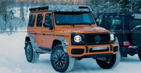 585-сильный Mercedes G-Class с 450-мм клиренсом вышел на тесты