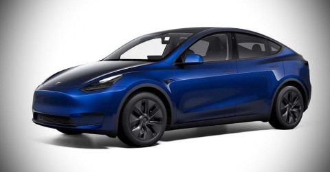 Кроссовер Tesla Model Y с новыми обновлениями