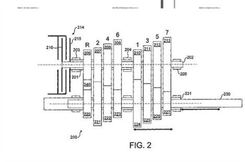 Одна из иллюстраций конструкции новой КПП из патентной заявки Lotus