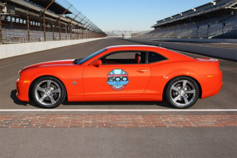 The 2010 Indianapolis 500 Chevrolet Camaro pace car