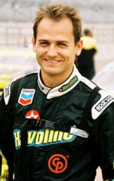Out of character: Ben Collins, as he looks without his helmet and visor