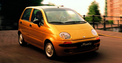 Дорестайлинговый Daewoo Matiz образца 1998 года