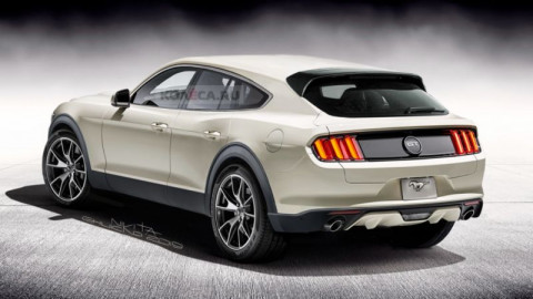 Дизайнеры показали, каким может быть кроссовер Ford Mustang