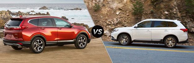 Японская борьба с умом за интерес российского автолюбителя: Mitsubishi Outlander VS Honda CR-V