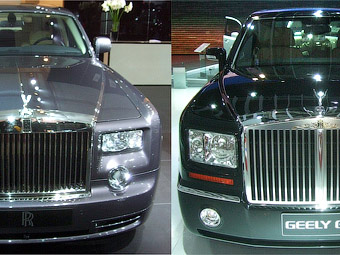 Rolls-Royce накажет Geely за "клонирование" своего седана