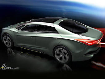Hyundai привезет в Женеву прототип нового седана i-flow