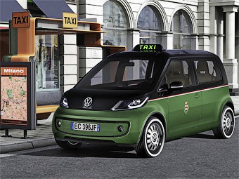 VW представил в Ганновере электрическое такси Milano Taxi