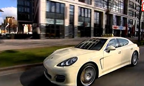 Porsche Panamera Turbo работает обычным такси