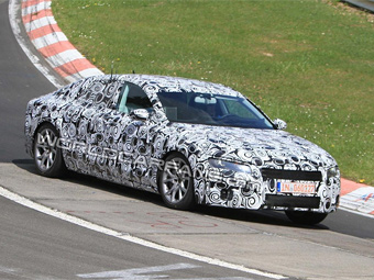 Audi A7 - четырехдверное купе приступило к тестам на Нюрбургринге