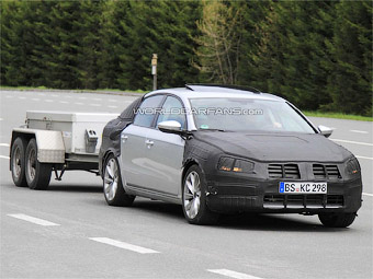 VW Passat следующего поколения проходит испытания на дорогах Германии