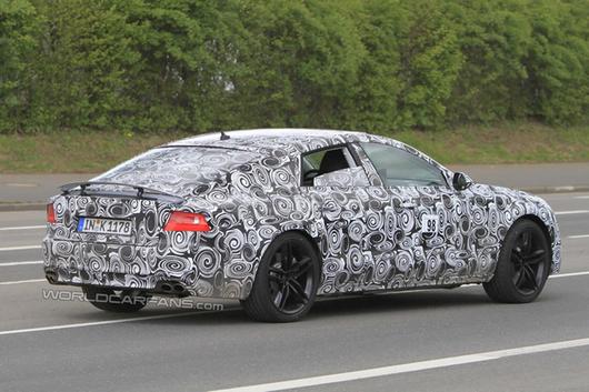 Audi S7 - первые шпионские снимки