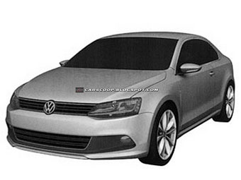 Volkswagen запатентовал дизайн купе Jetta