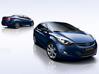 Hyundai Elantra следующего поколения - первое изображение интерьера