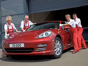 Porsche Panamera - в Лейпциге собран 25-тысячный хэтчбек