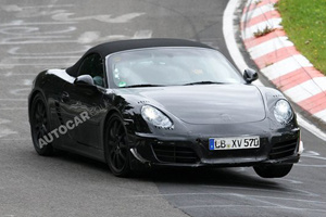 Porsche Boxster - шпионские фото нового поколения