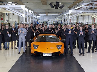 Lamborghini завершила производство модели Murcielago