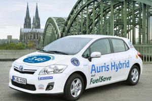 Toyota Auris Hybrid в книге рекордов Гиннеса
