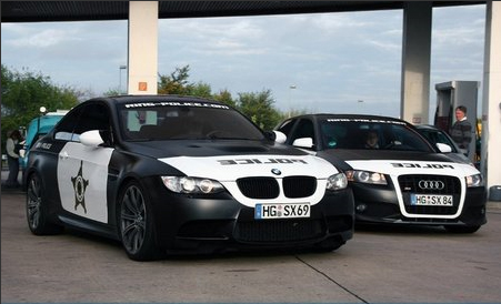 На Нюрбургринге “засекли” полицейские BMW M3 Coupe и Audi S3