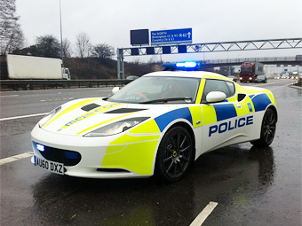 Lotus Evora пополнил автопарк британской полиции