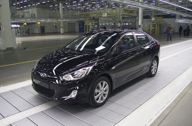 Hyundai Solaris - в России началось производство бюджетного седана