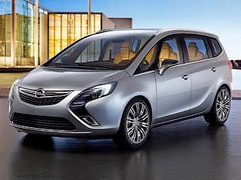 Opel Zafira Tourer Concept - подробности о прототипе новой Зафиры