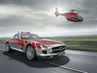 Mercedes-Benz построит скорую помощь на базе суперкара SLS AMG
