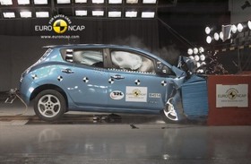 Nissan Leaf получает пять звезд в крэш-тестах EuroNCAP