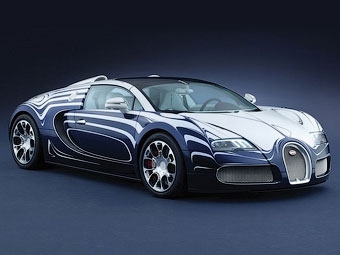 Bugatti представил фарфоровый родстер Veyron