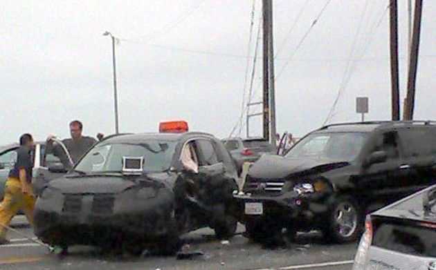 Тестовый Honda CR-V попал в аварию