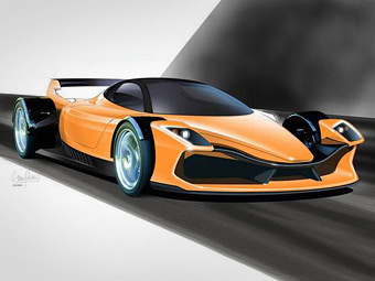 Hulme Supercars показали финальный дизайн карбонового суперкара
